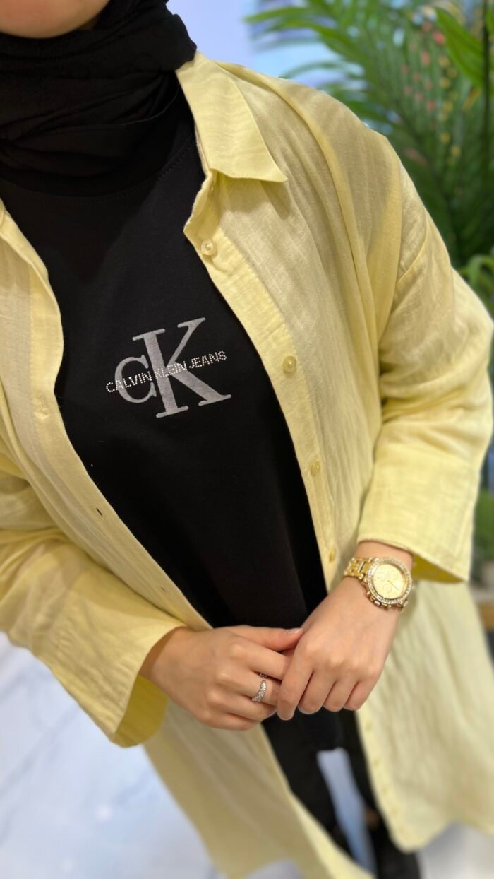 Ck Taşlı Tshirt - Görsel 3