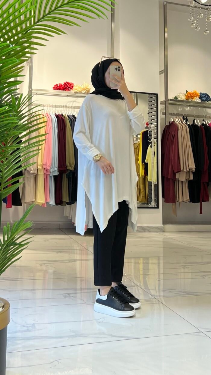 Düz Penye Tunik - Görsel 4