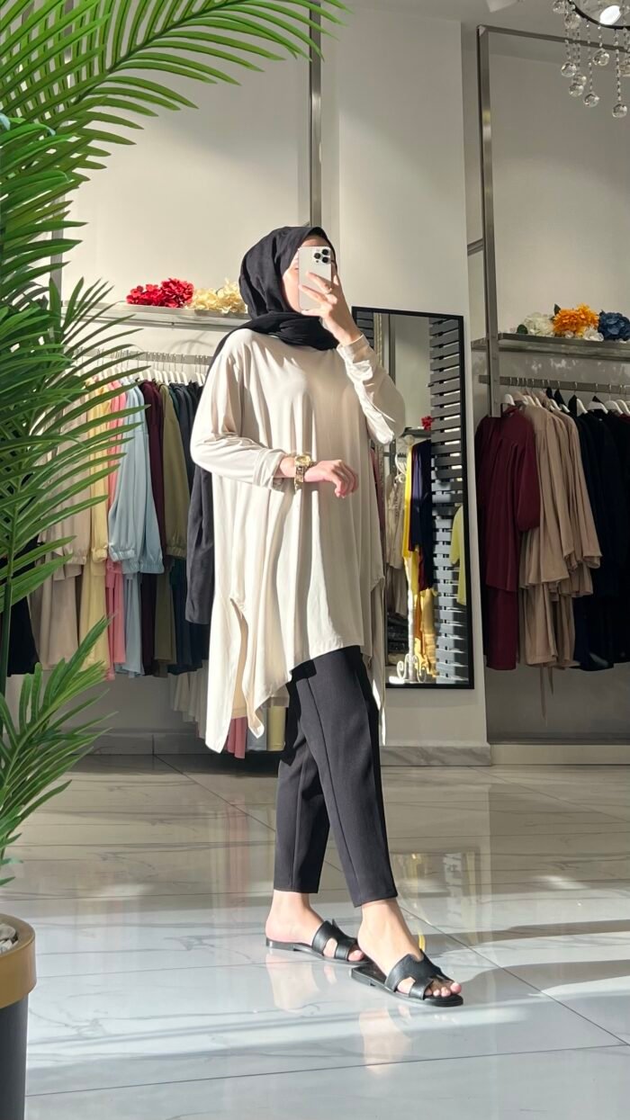 Düz Penye Tunik - Görsel 5