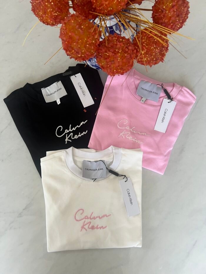 Ck Nakışlı Tshirt - Görsel 1
